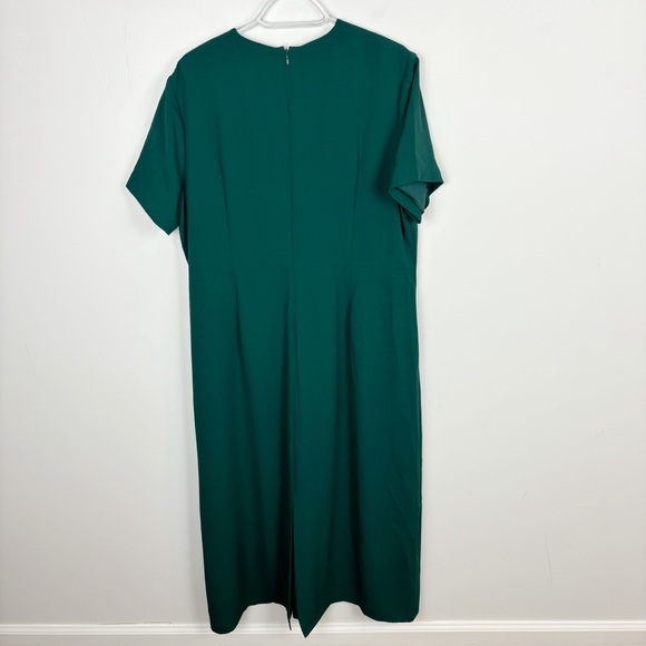 Tuckernuck Leigh Dress Midi Green Rainforest Stripe Size XXL - Picture 11 of 11